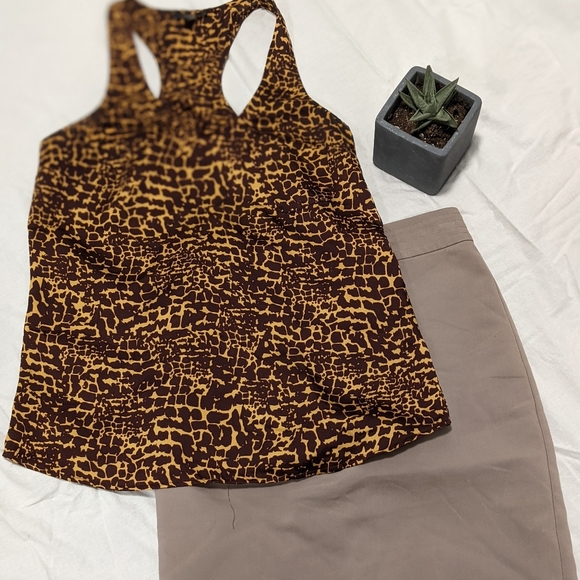 Cotton blend pencil skirt - Picture 6 of 7